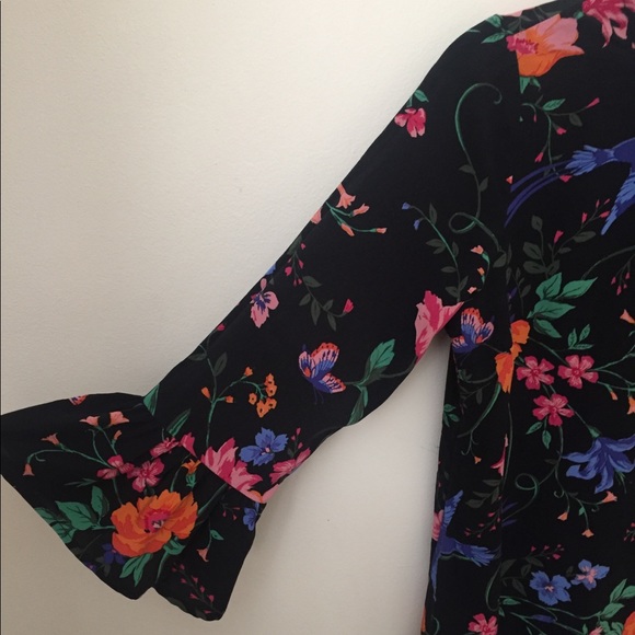 Old Navy Floral, Bird, and Butterfly Tunic - Picture 5 of 7